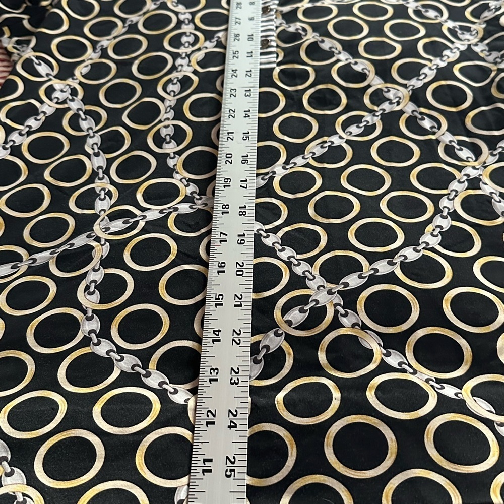 J. McLaughlin Black and Gold Chain Print Tunic - Picture 6 of 8